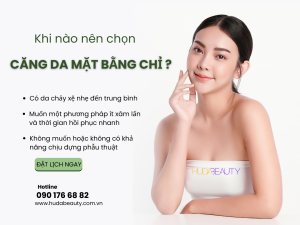 Khi nào nên chọn căng da mặt bằng chỉ