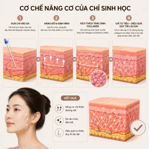 Cơ chế nâng cơ của chỉ sinh học hoạt động như thế nào